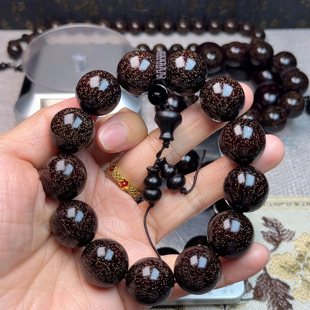 檀香紫檀（小叶紫檀）1.8 13颗 爆星