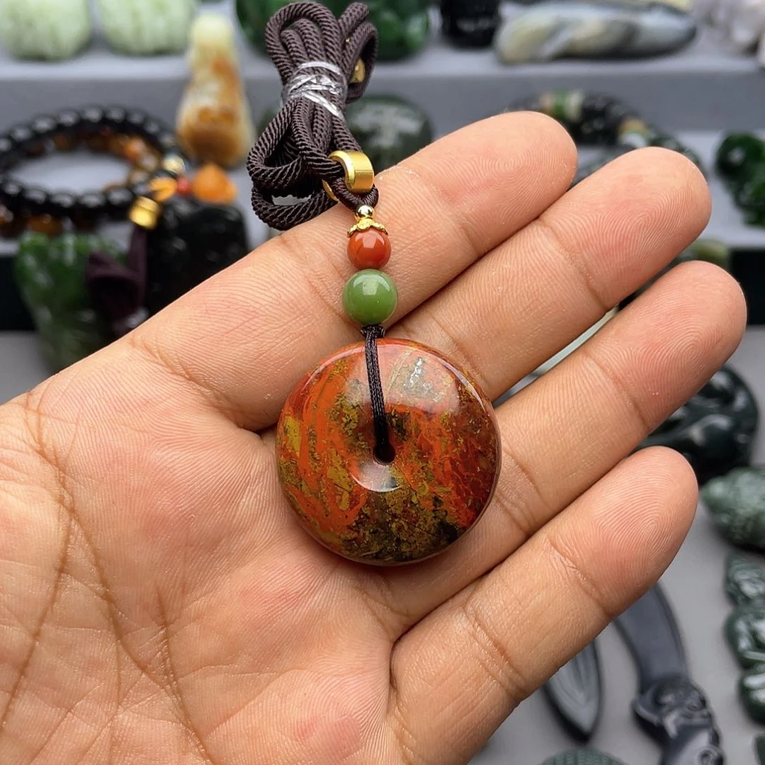 和田玉未镶嵌颈饰用****5