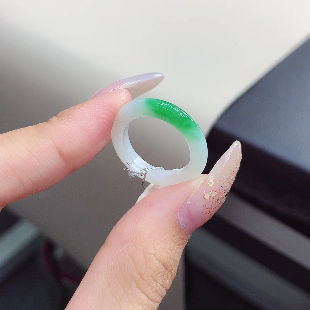 未镶嵌戒指翡翠9号