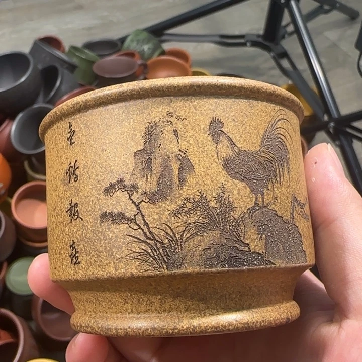 茶杯紫砂全手工紫砂