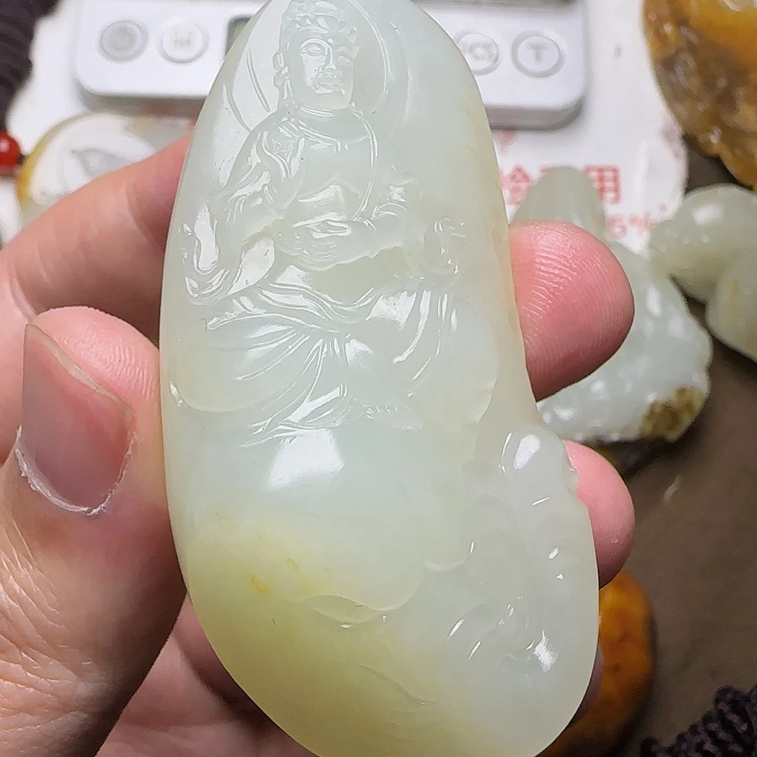 【闪购商品】和田玉挂件未镶嵌钻**火