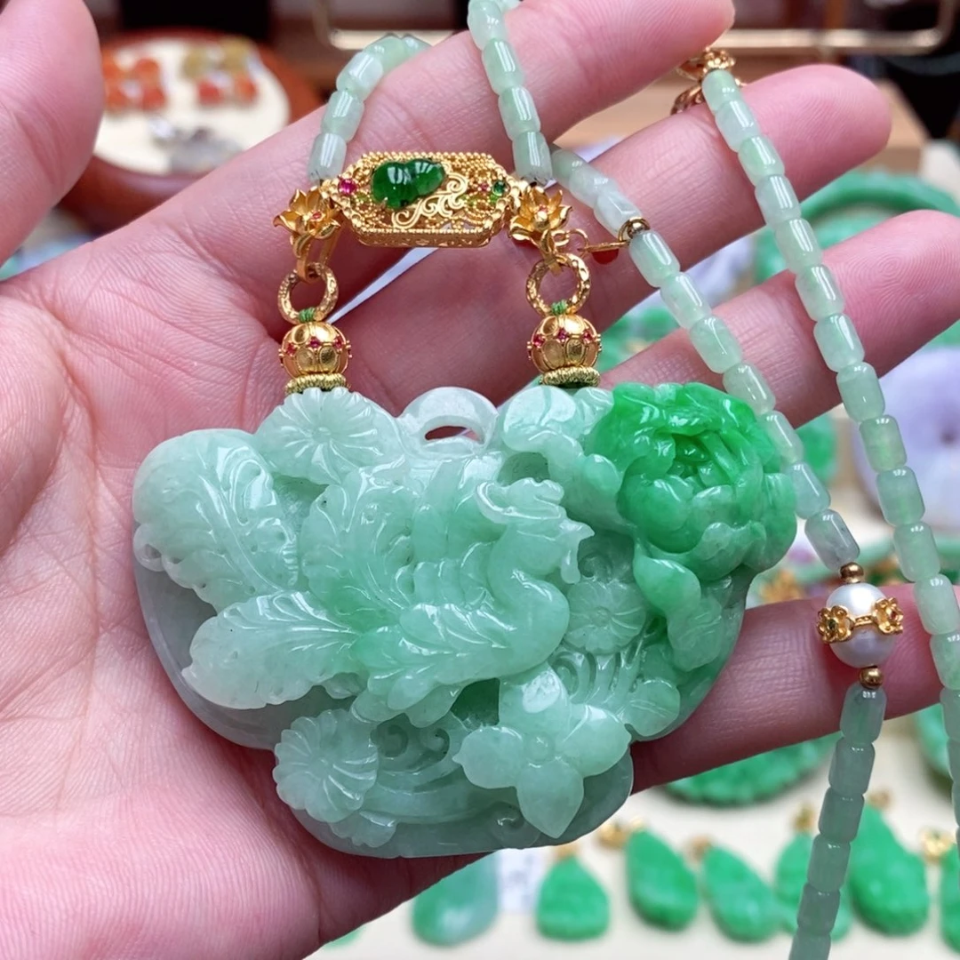 颈饰未镶嵌翡翠翡翠吊坠