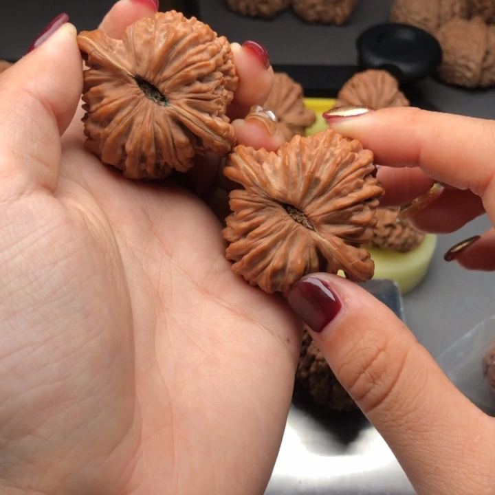 把件文玩核桃45原生态楼