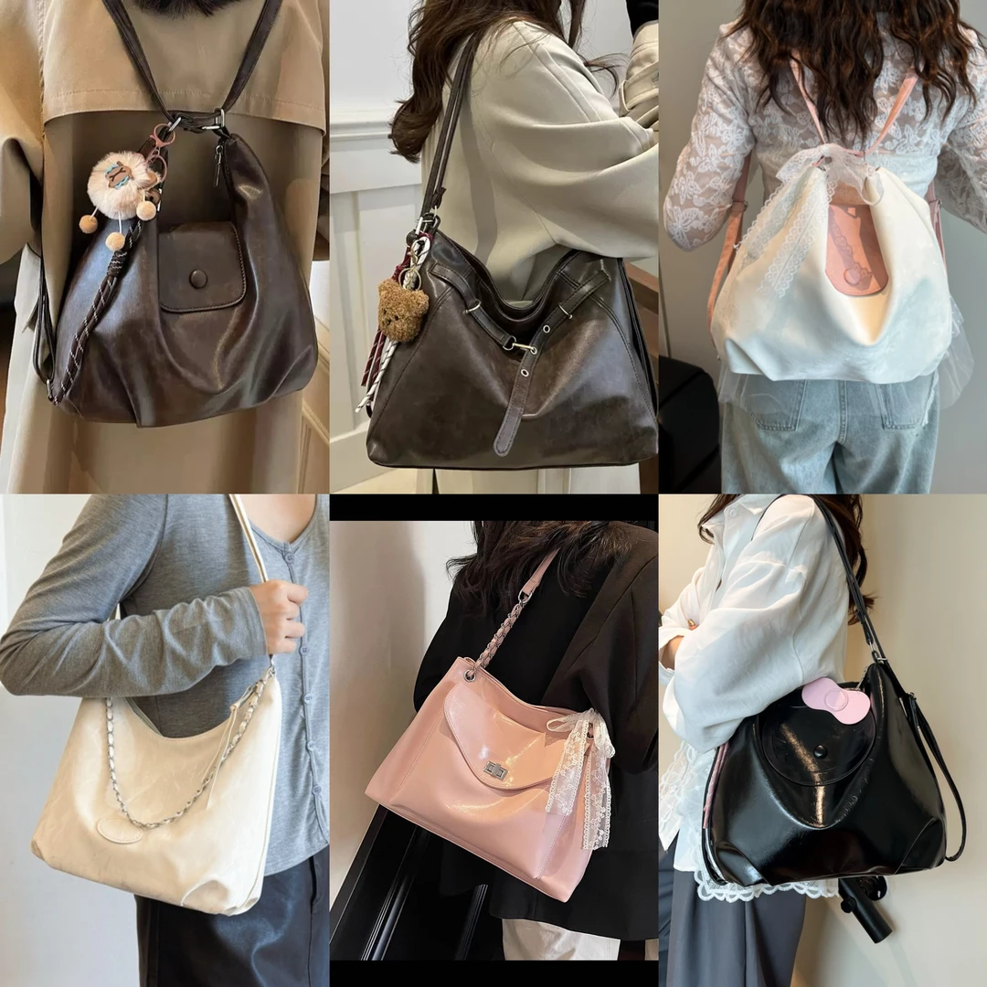 5【任选两个包包】主播热卖新款萌物包包直播间现装包包组合