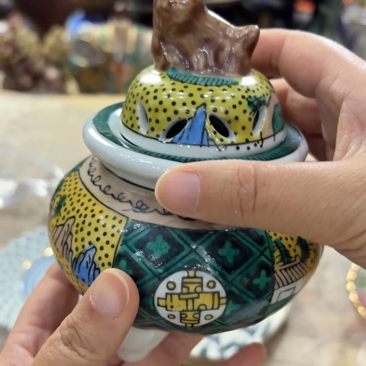 玻璃古美术置物摆件