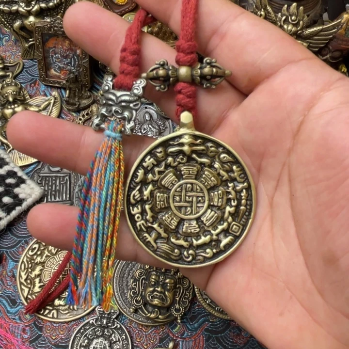 藏式风格九宫八卦牌