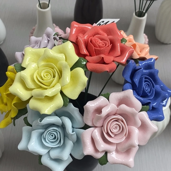 陶瓷陶瓷材料加工9朵