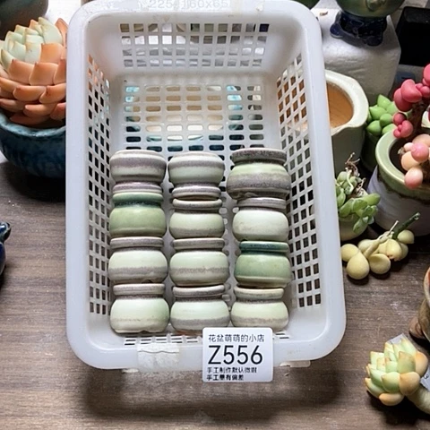 紫砂花盆556微瑕品口径2到3左右