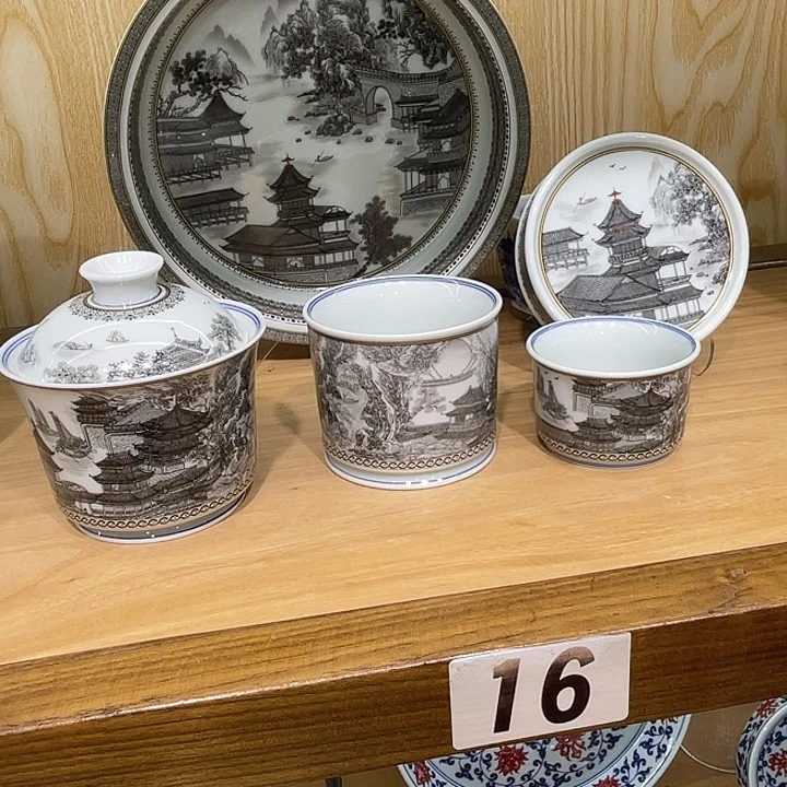 z****水墨大明宫5件套茶具