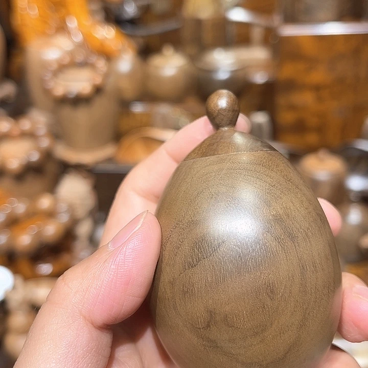 金丝楠金丝楠阴沉木茶叶罐