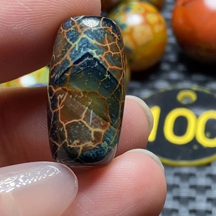 无***子玛瑙/玉髓合金颈饰