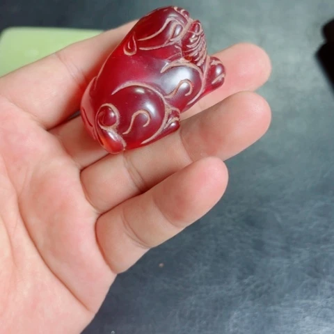 ****戏把件紫金钵盂菩提