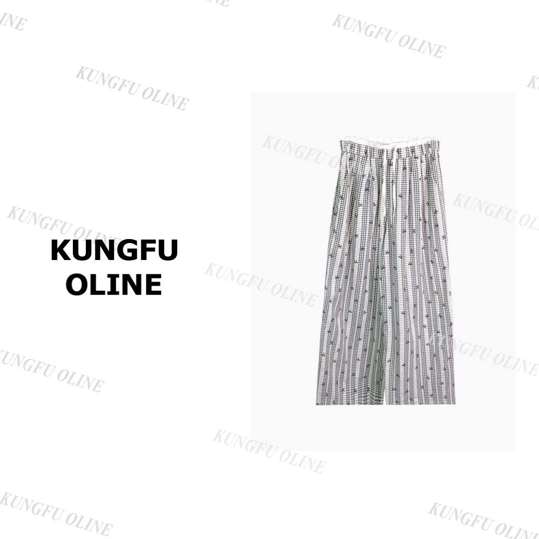 【Luu】【蝴蝶结】KZ2194极简风百搭简约2025新款裤子休闲气质休闲裤