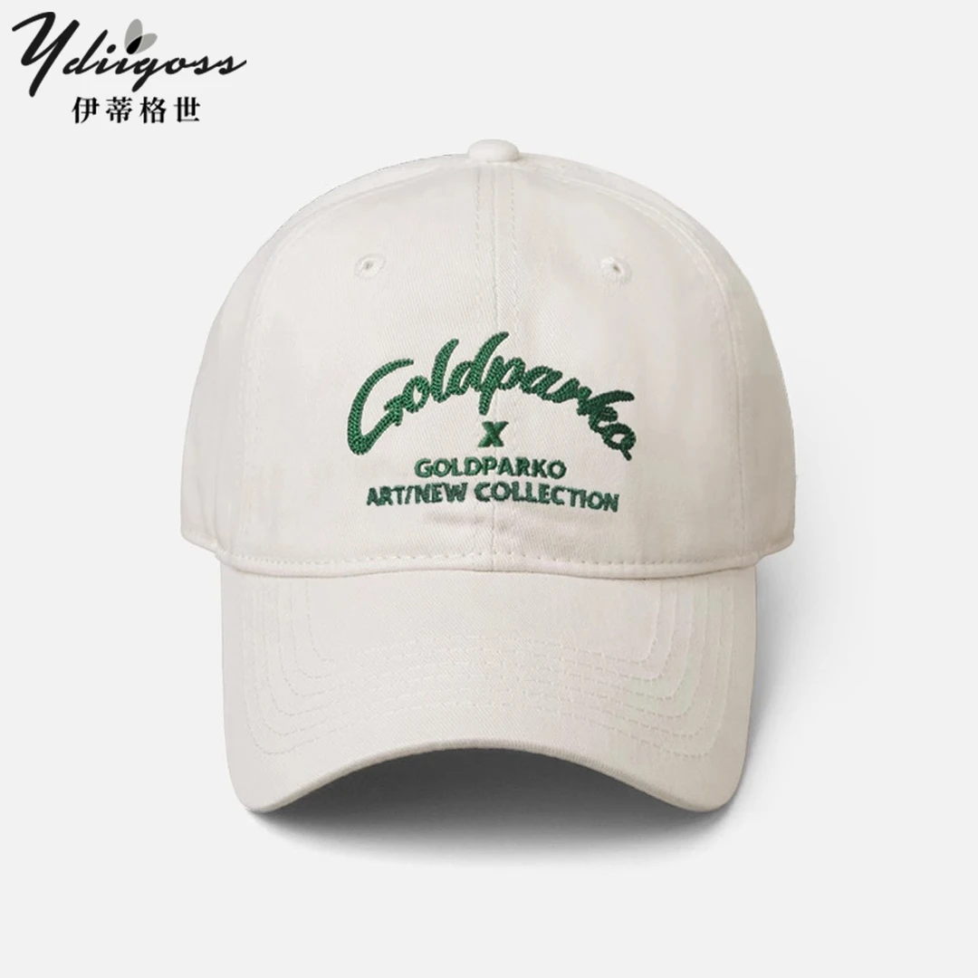 YDIIGOSS帽子男士夏季款复古鸭舌帽防晒户外运动遮阳帽宽檐棒球帽