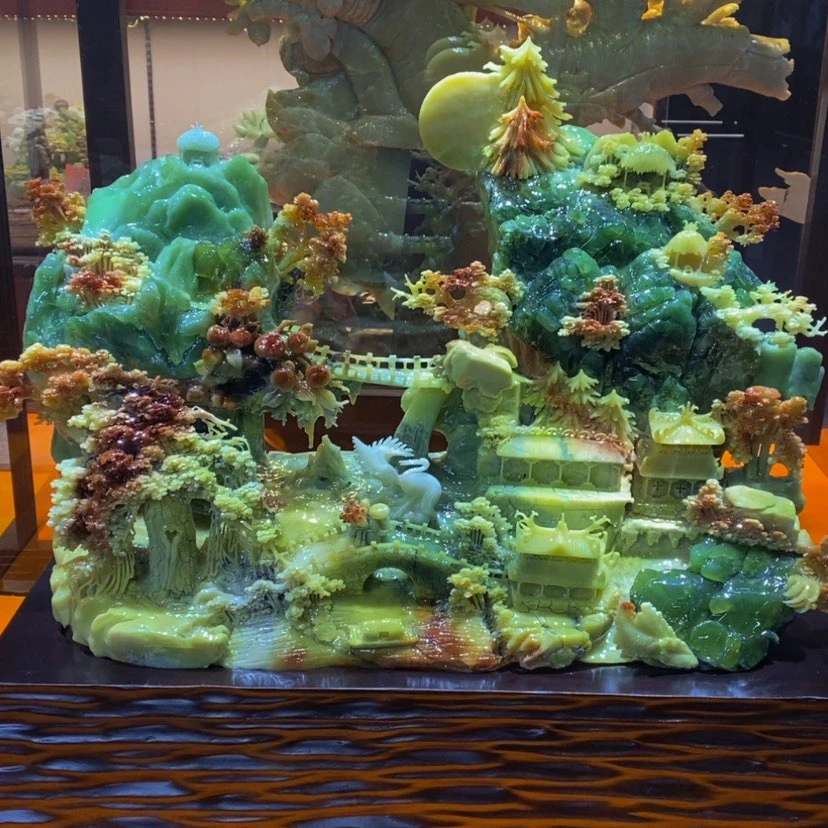 【闪购商品】蛇纹石玉摆件未镶嵌