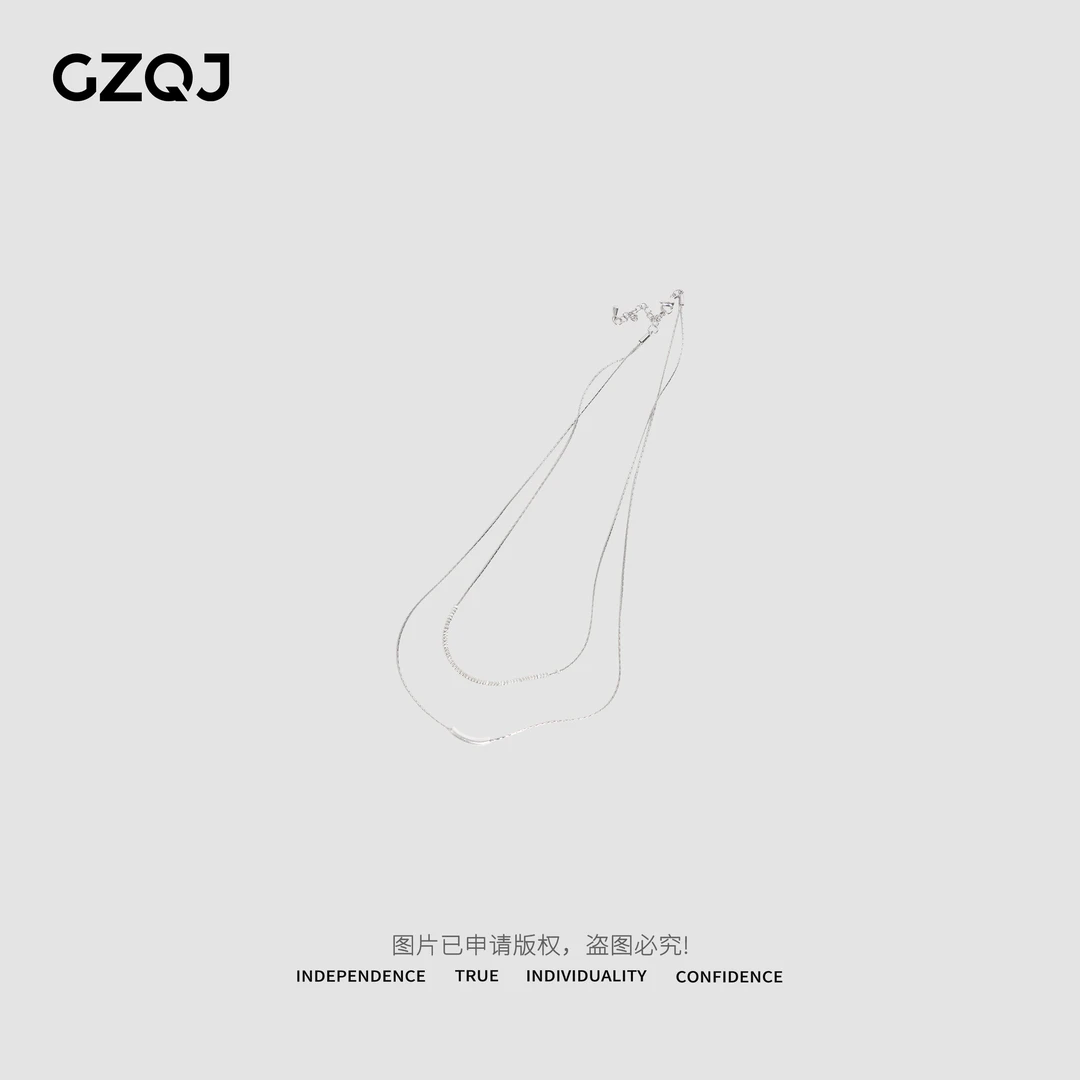 钛钢项链  老琴私服 欧若风欧美时尚气质个性项链链高级感女7772