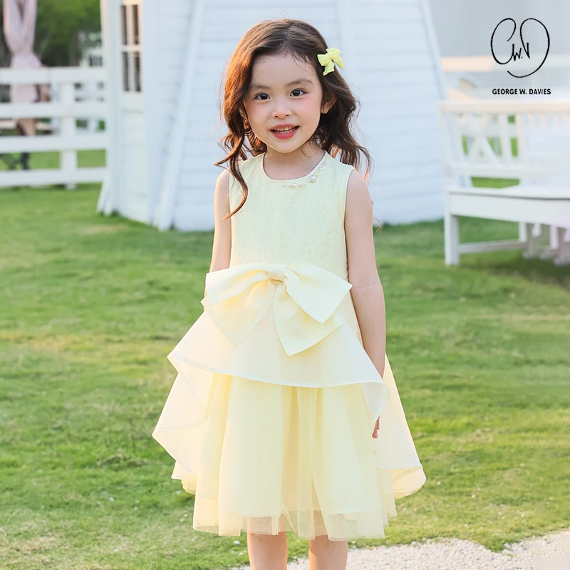 GEORGE W.DAVIES【星愿蝶舞】女童夏款连衣裙SPG0068女童裙子公主裙