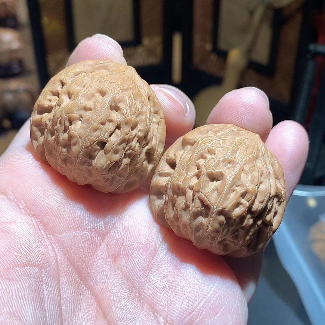 文玩核桃把件37铁锤全品