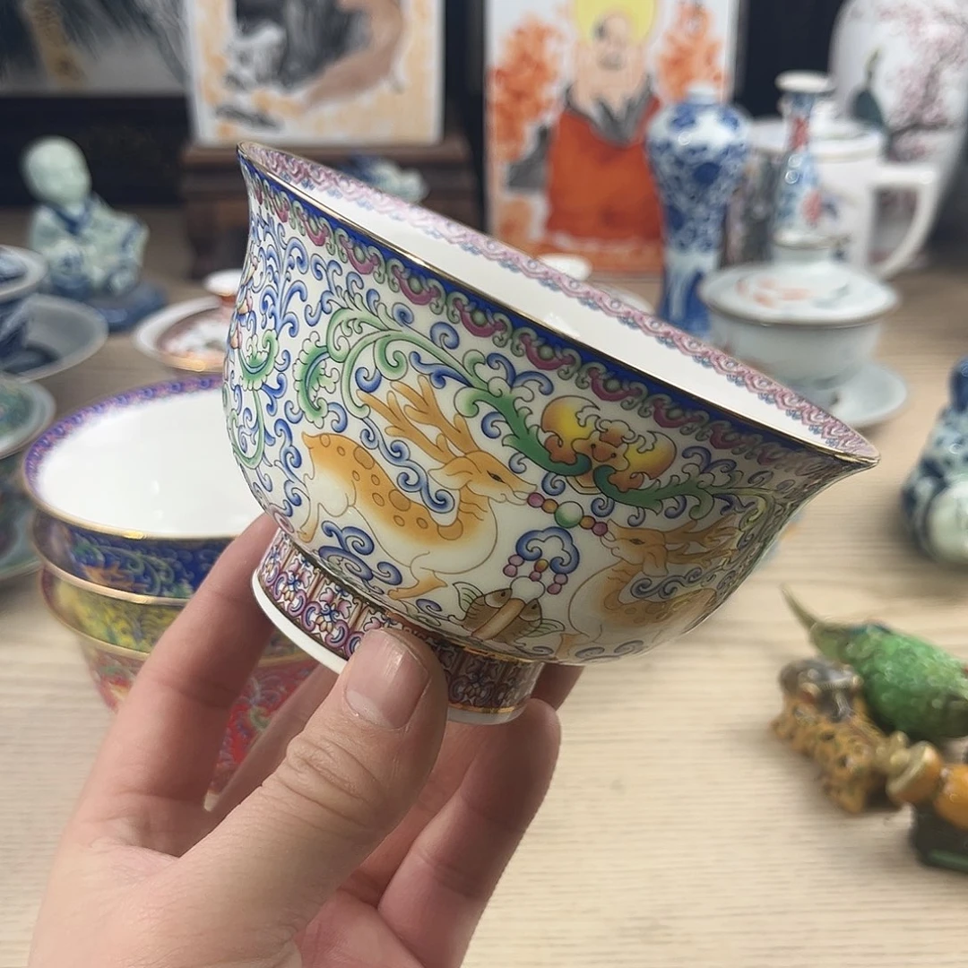 碗陶瓷饭碗五英寸尺寸