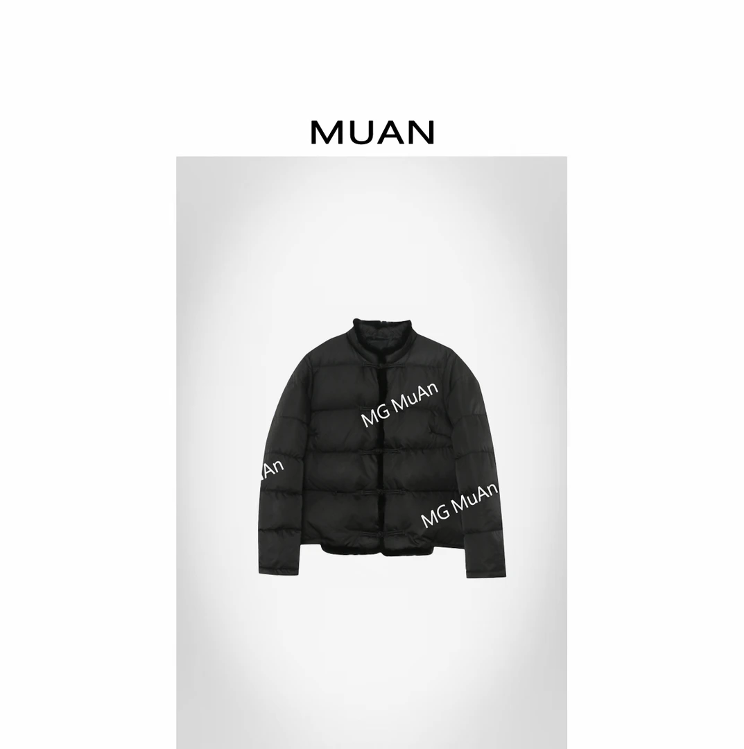木岸MUAN：《新中式羽绒服》定制新中式国风盘扣羽绒服外套女JD-8036
