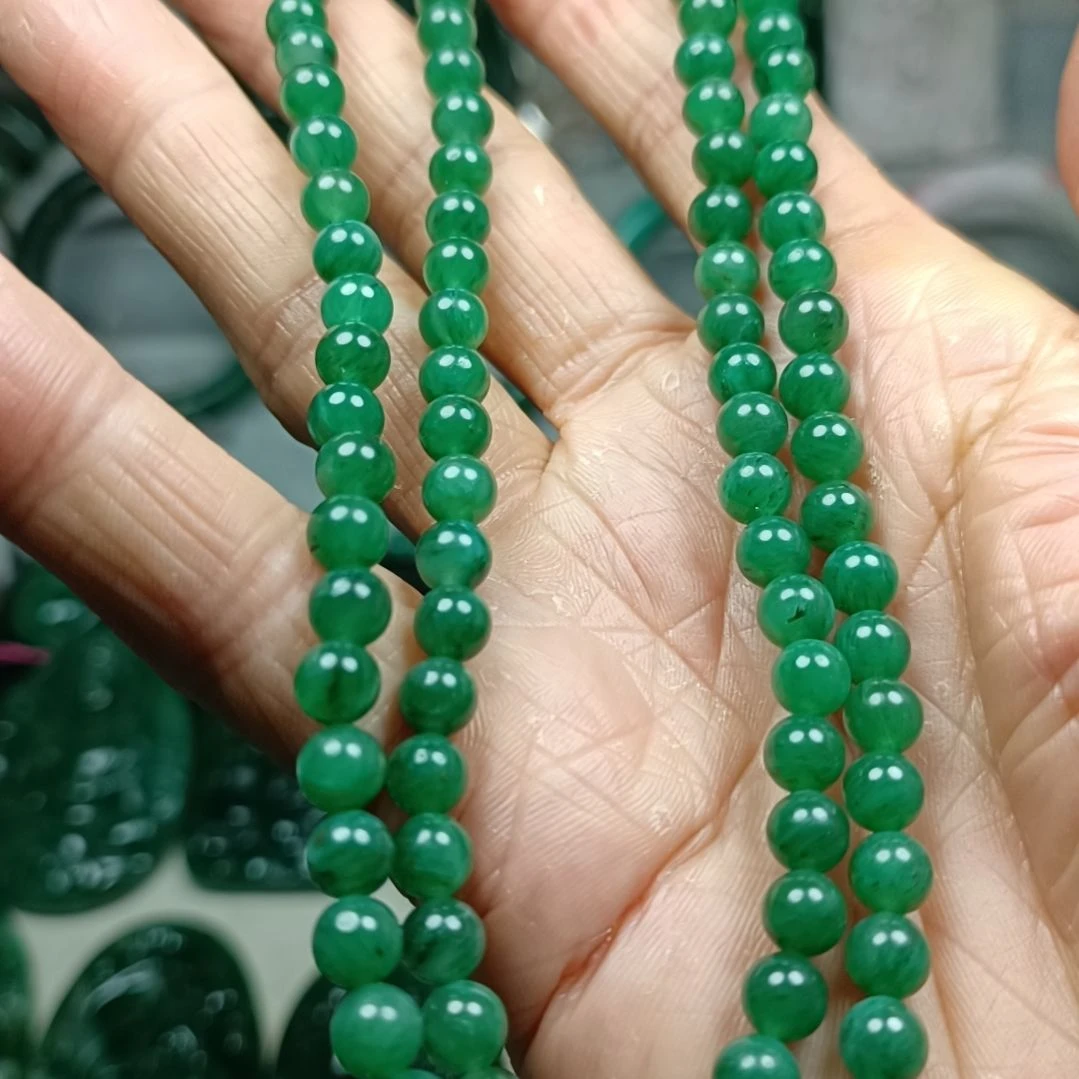 独山玉链子未镶嵌曹*妮