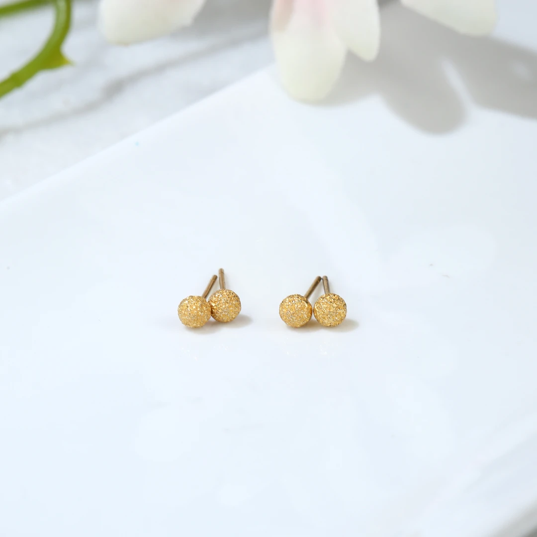 足银耳饰 【麦子家族情人节礼物】足银耳钉百搭送礼拍一发2 D0108