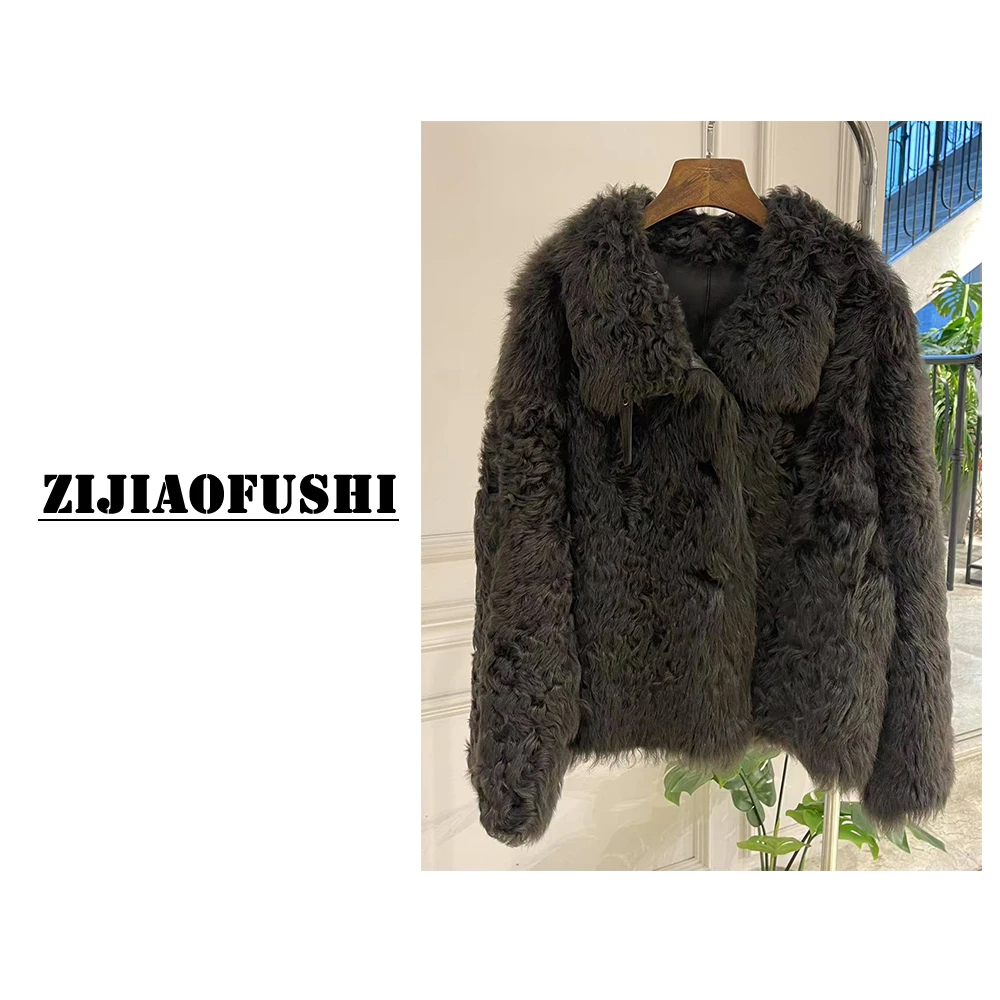 真皮皮毛一体外套GGAM-2322-1