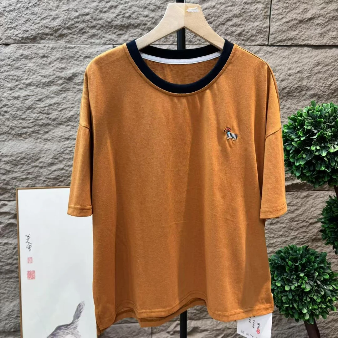 14399新款夏季简约休闲百搭宽松T恤