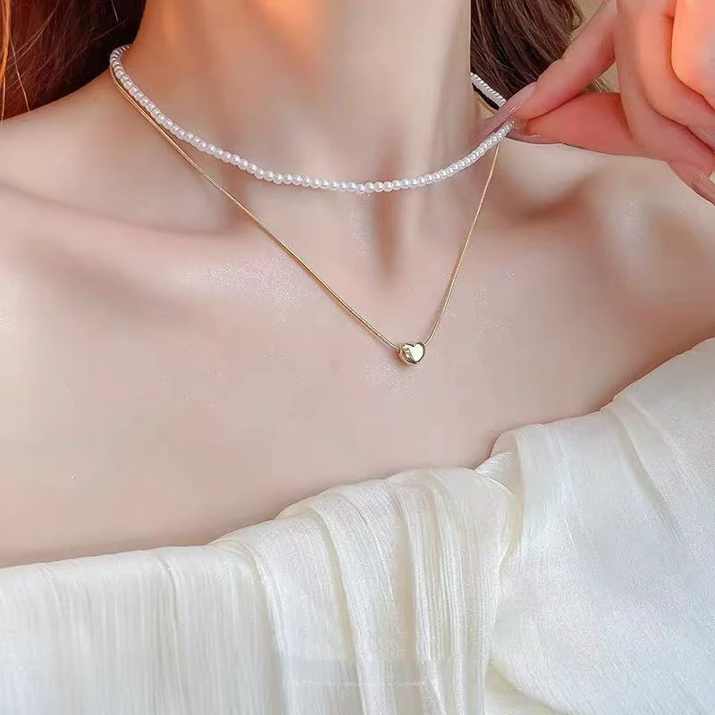 钛钢项链 003双层气质时尚设计感项链