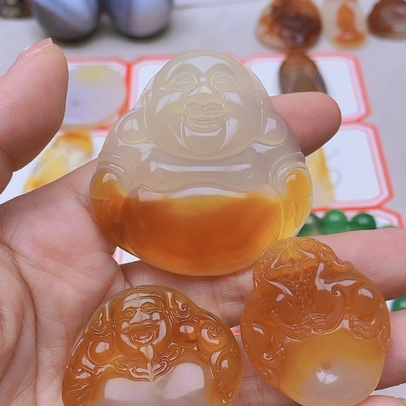 【闪购商品】玛瑙/玉髓未镶嵌珠宝半成品我***呆