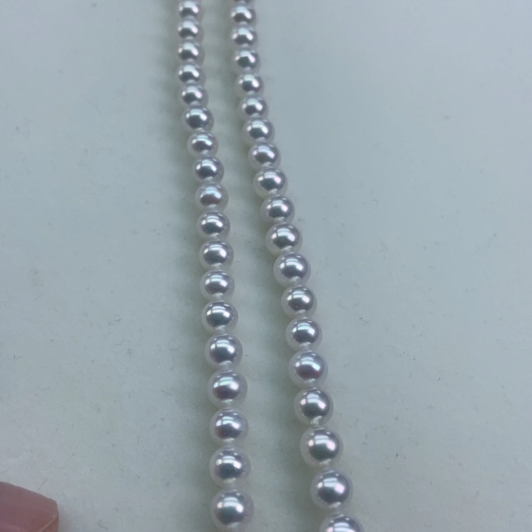 银S925镶嵌5.5-6.5冷光炫彩媲美海水淡水珍珠