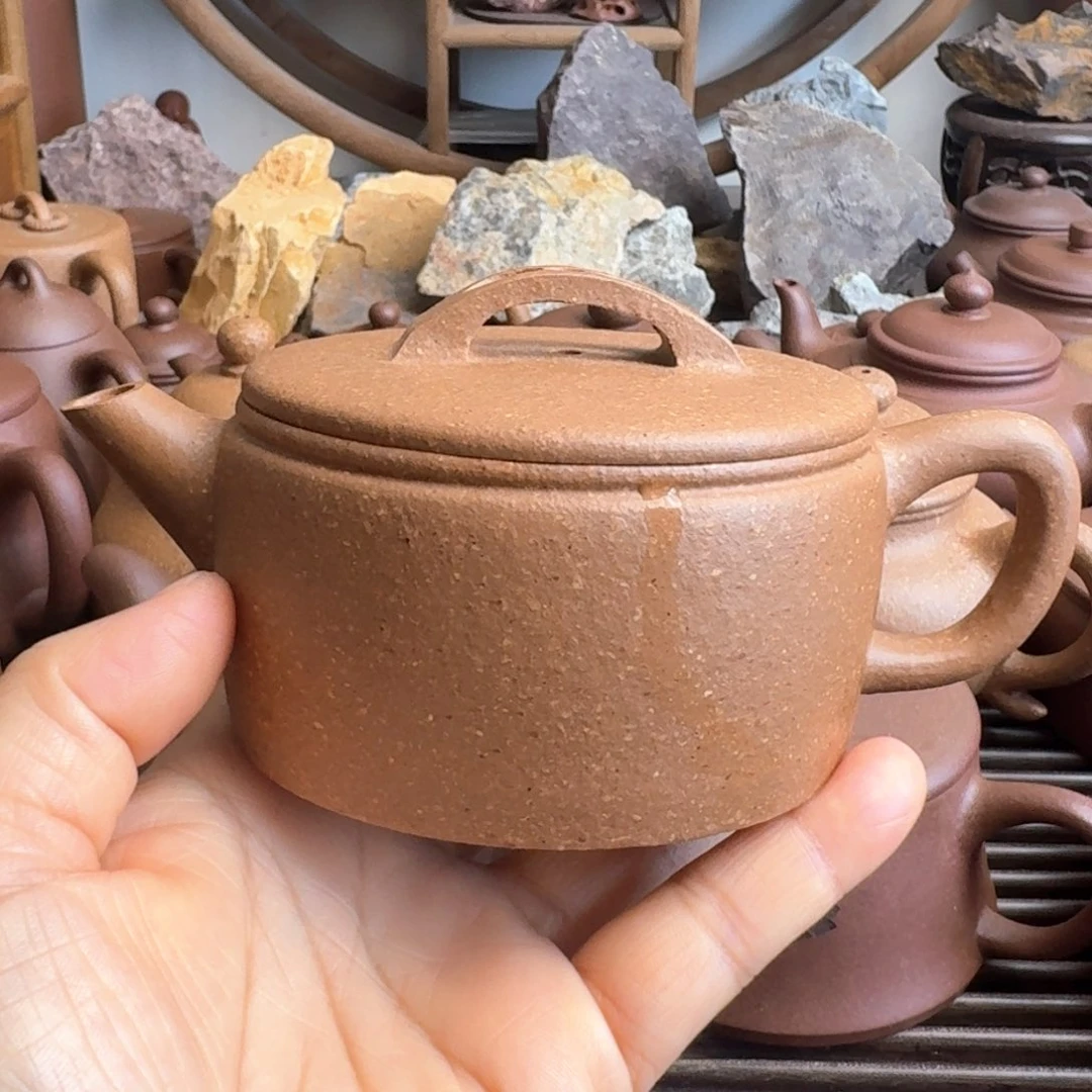 茶壶紫砂200cc汉瓦梨皮段泥