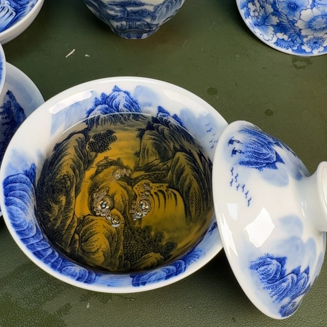 景德镇纯手绘茶具圆圆217