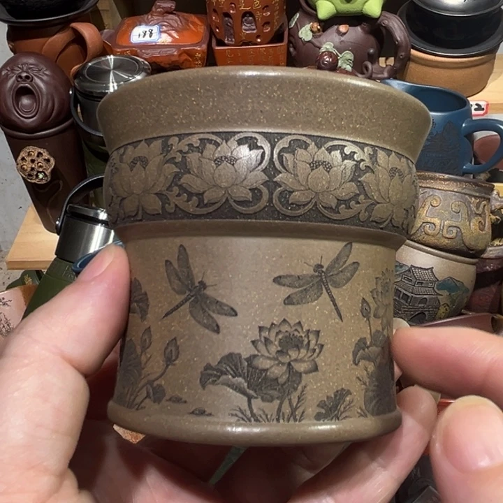 茶杯紫砂宜兴紫砂主人杯