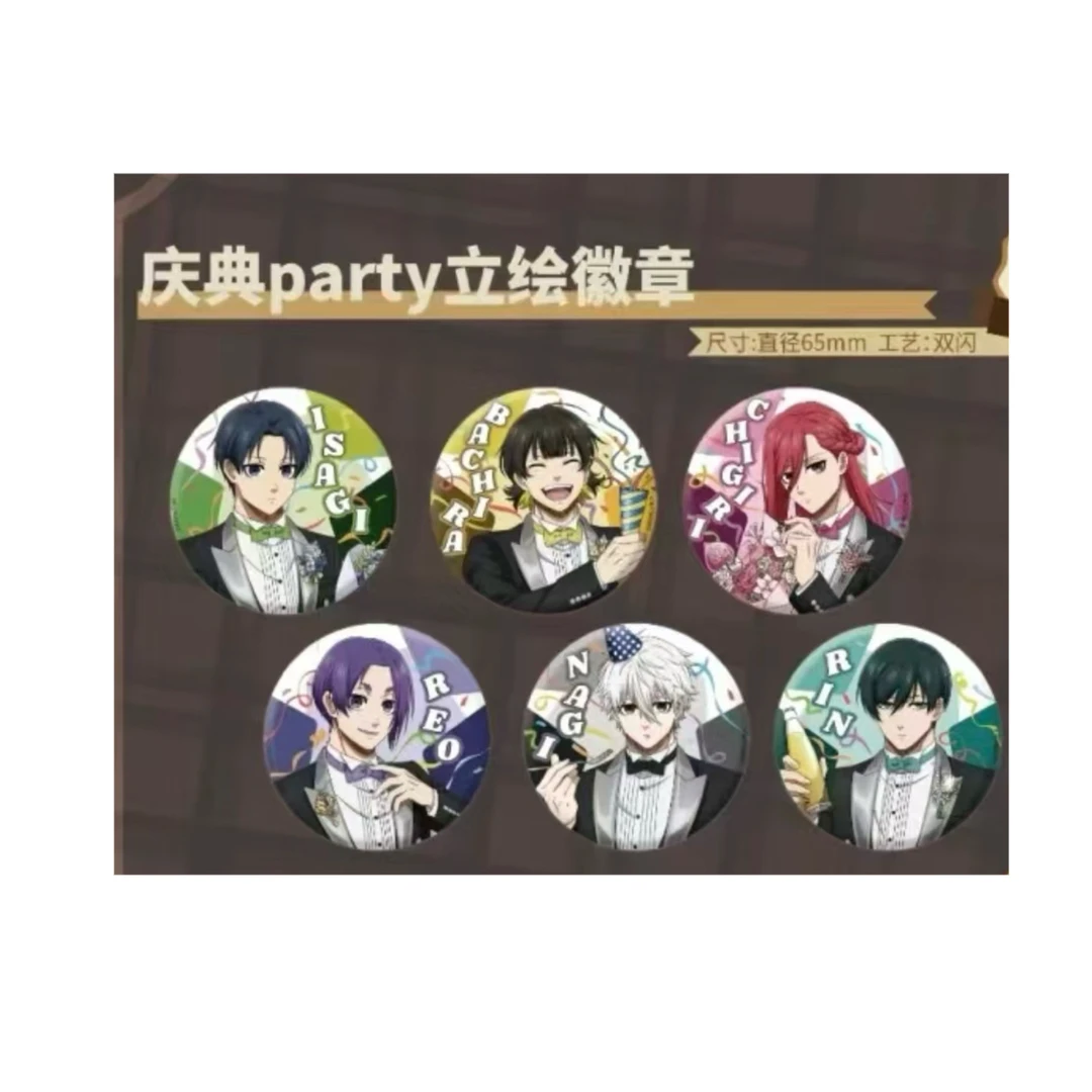 蓝色监狱 国谷 萌果酱谷子咖啡联动动漫吧唧徽章盲盒周边