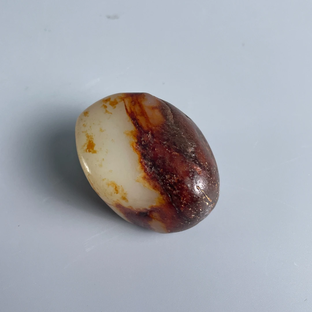 20世纪中后期和田玉原石-M2XL8005006/挂坠/摆件/绣花张