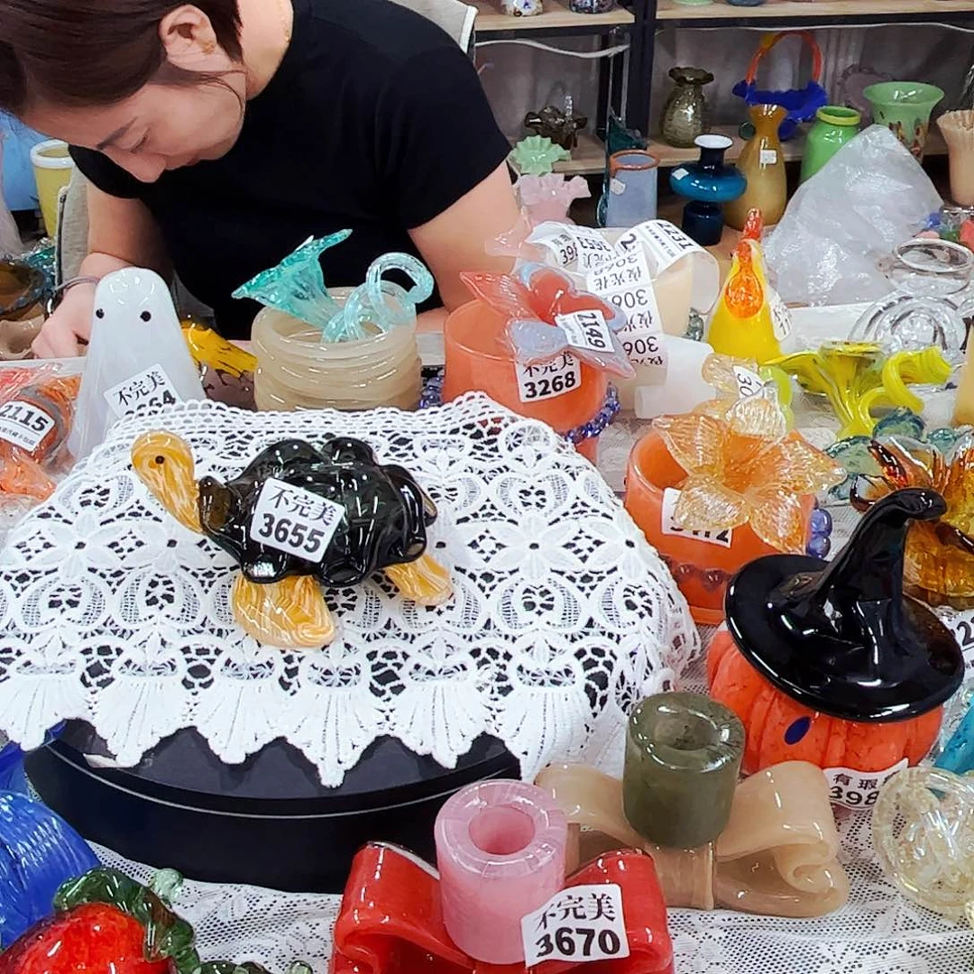 3655海龟瑕 家悦琉璃工艺品裂纹大