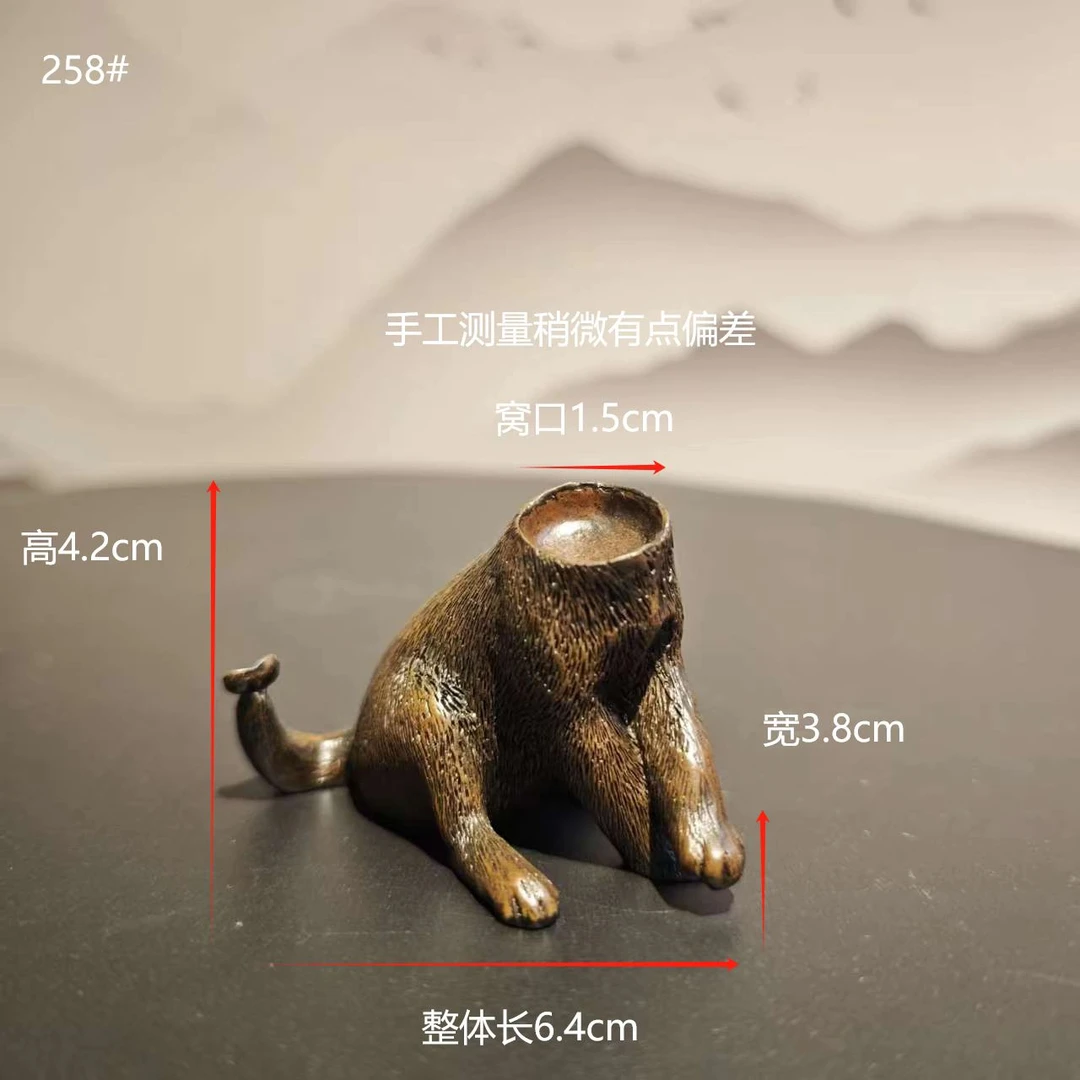 创意小猫咪半身奇石底座树脂装饰品摆件