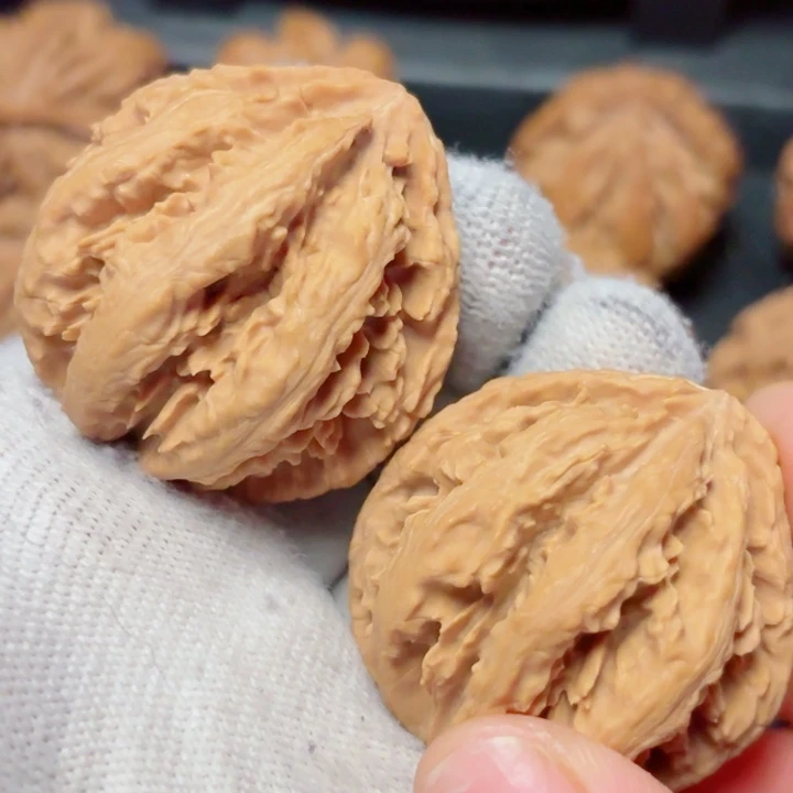 姜***峰吊坠文玩核桃秦岭灯笼27