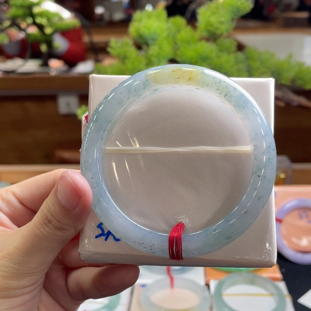 翡翠手镯未镶嵌58.8正圈