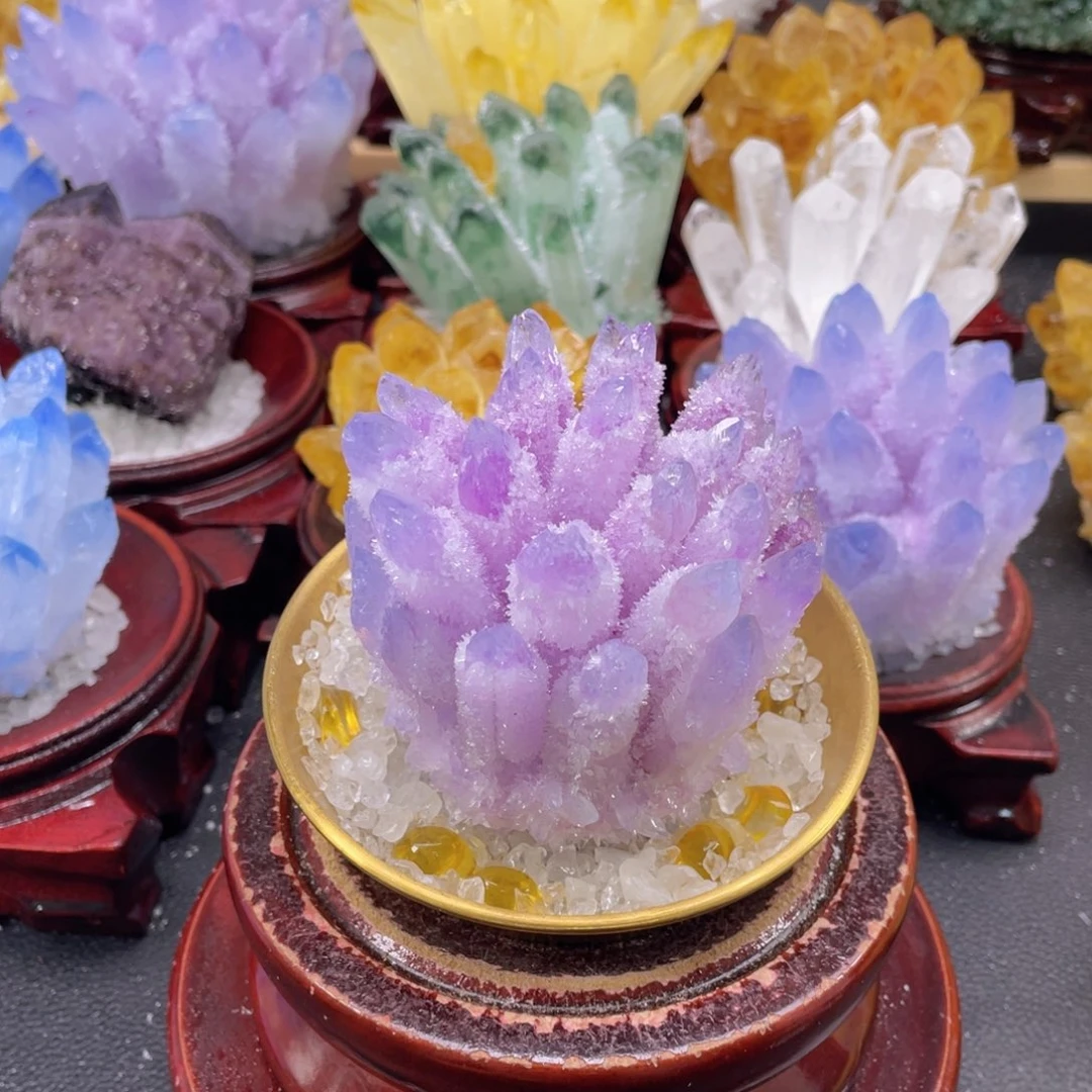 石材北****司天然紫马粉水晶178