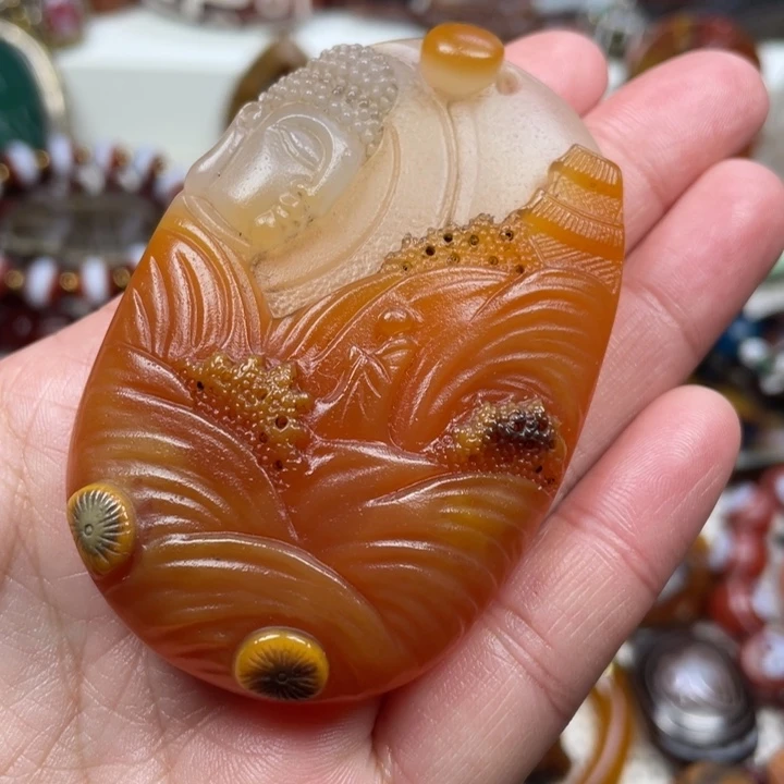 玛瑙/玉髓未镶嵌颈饰