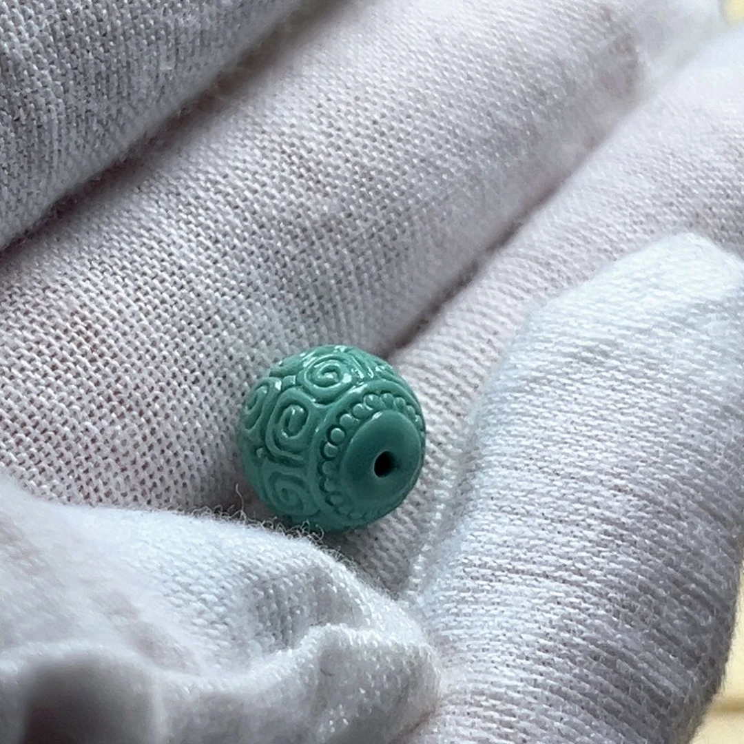 绿松石未镶嵌圆珠