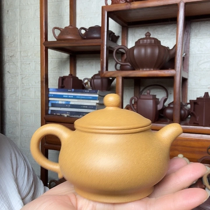 紫砂茶壶潘壶200cc精工半手工