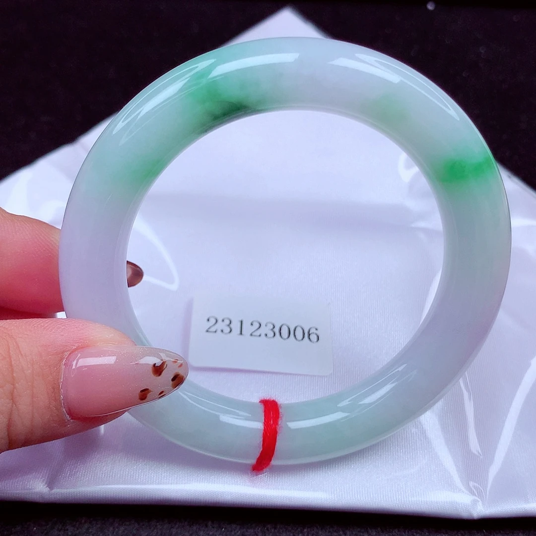 翡翠未镶嵌手镯天然缅甸翡翠A货玉手镯