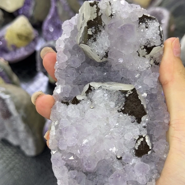 未镶嵌发饰水晶奇石晶簇