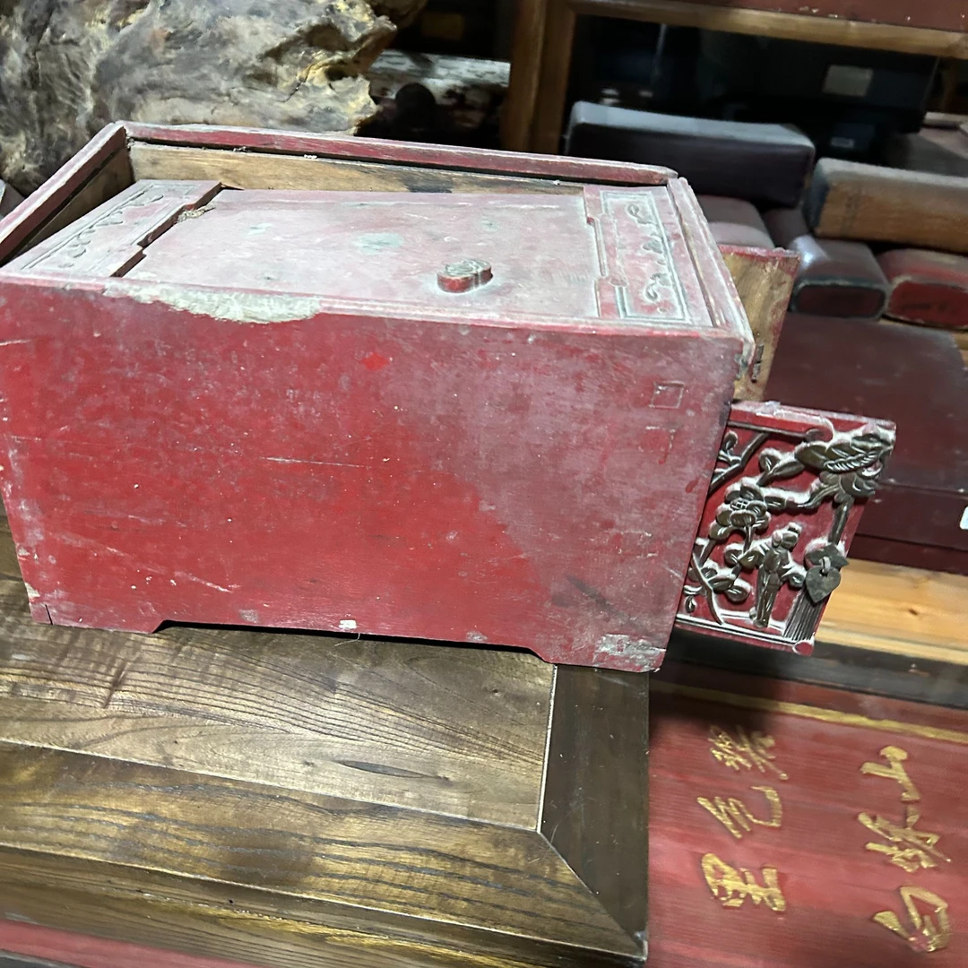 首饰盒原木材质复古饰品