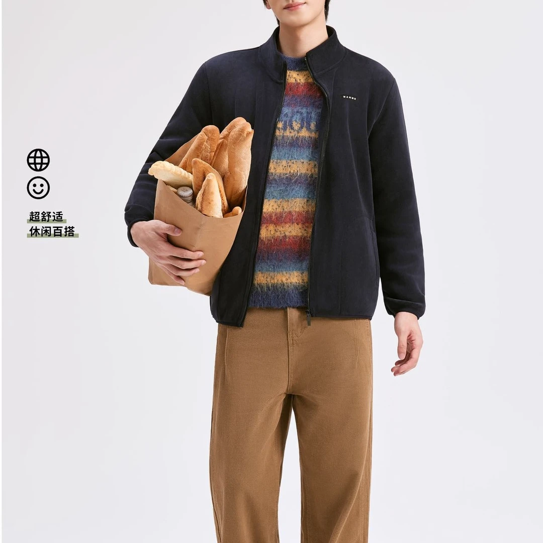 5303男款泰迪绒防风衣