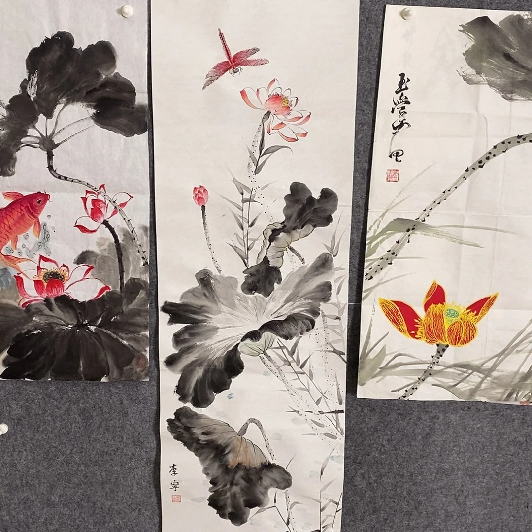 国画手写手绘国画作品50