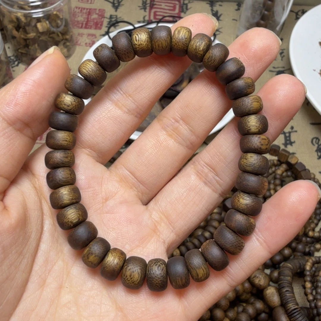 沉香碎屑沉香卡8算盘珠